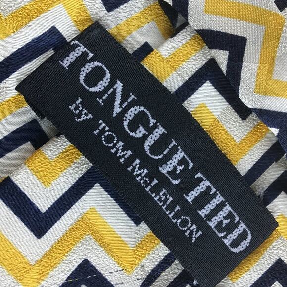 TONGUE-TIED SILK TIE - Picture 5 of 13